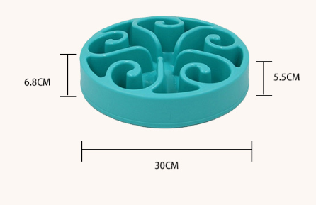 Pet Choking Prevention Dog Food Bowl for Safe Feeding