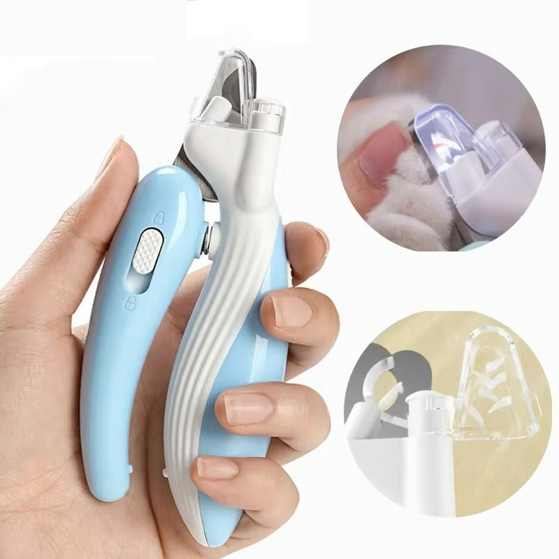 LED Pet Nail Clippers with Electric Grinder