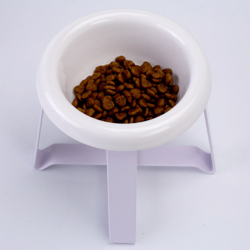 Creative Antislip Cat Feeding Bowl with Iron Stand