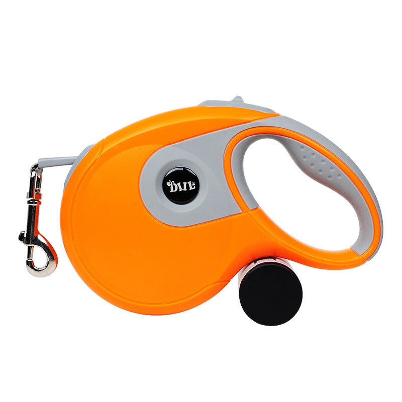 Retractable Dog Leash with One-Button Lock