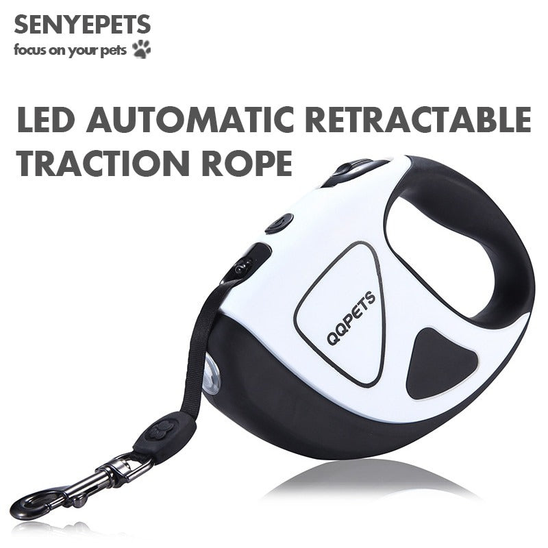 Retractable Dog Leash with Light