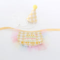 Dog Birthday Cake Bib Towel for Pets