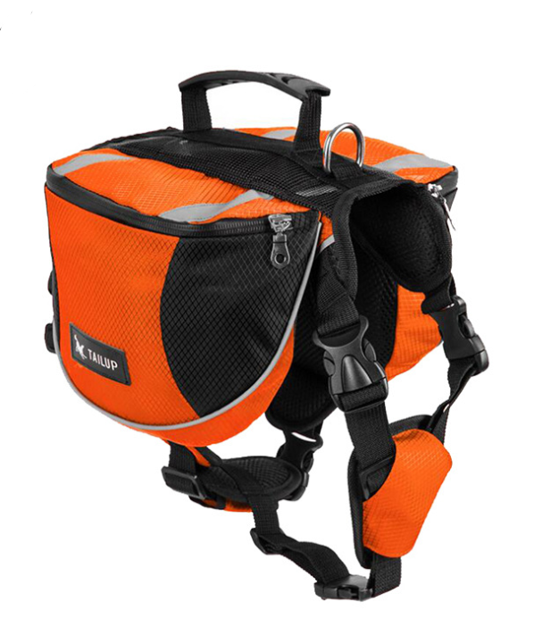 Pet Backpack with Reflective Strips for Safety