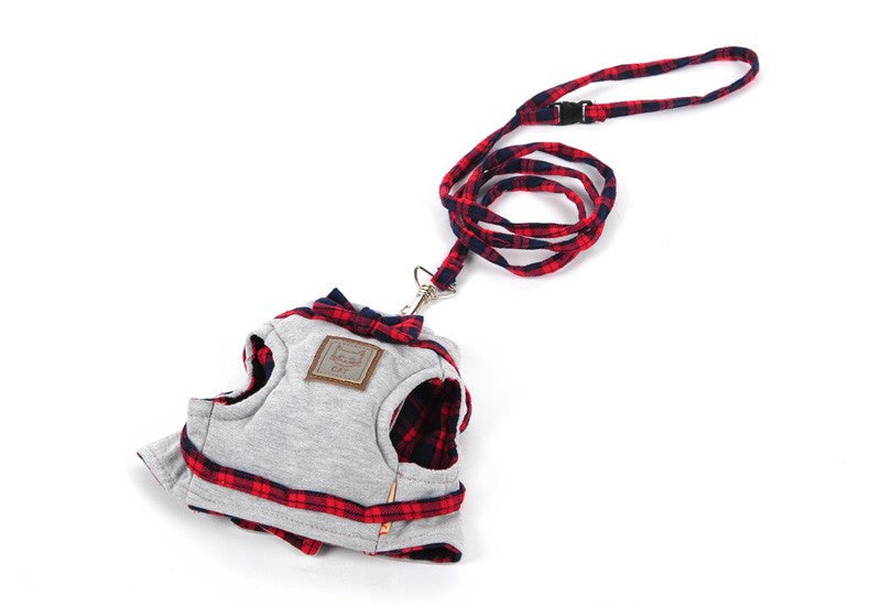 Cat Harness with Adjustable Leash and Collar