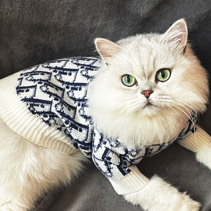 2022 New Knitted Pet Sweater for Dogs and Cats