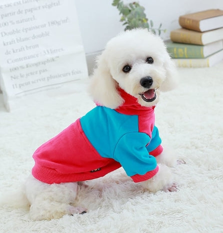 Cotton Stretch Plus Velvet Dog Sweater