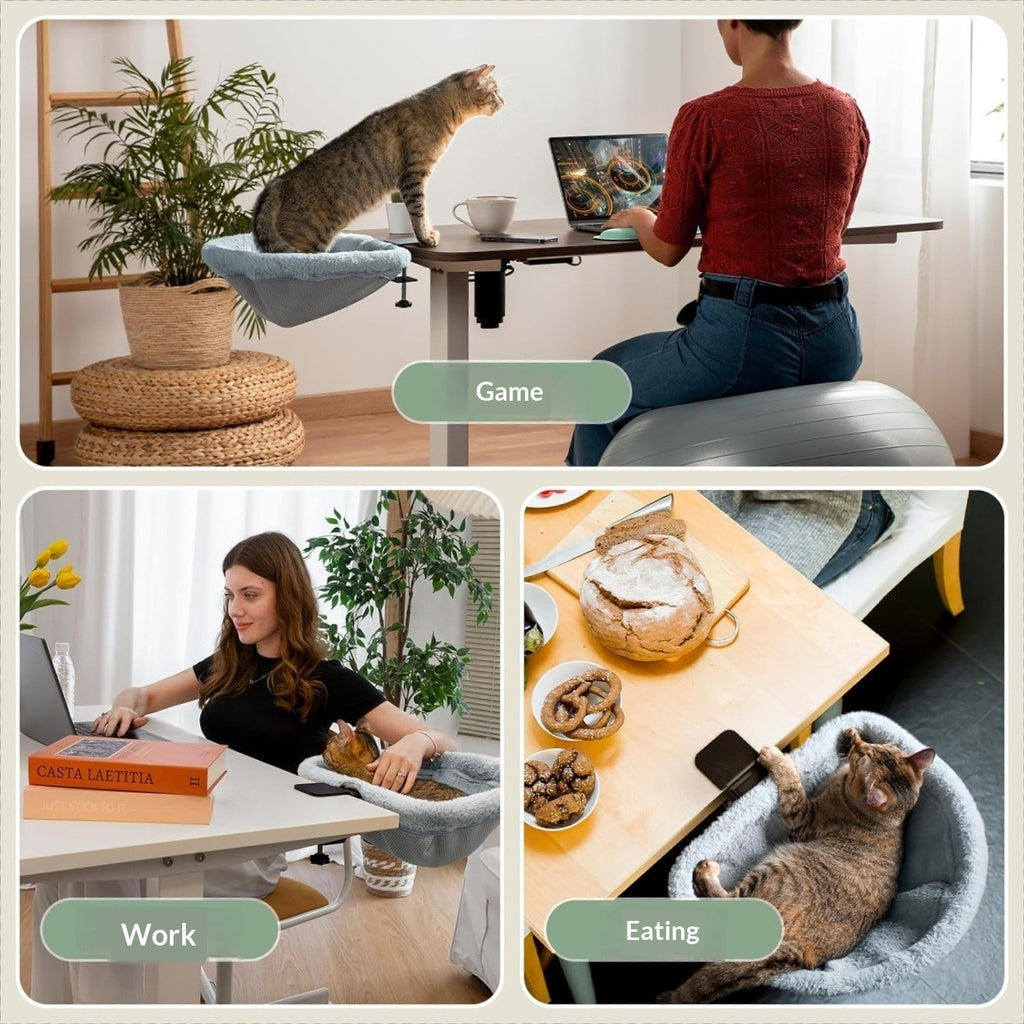 Folding Desk Cat Bed