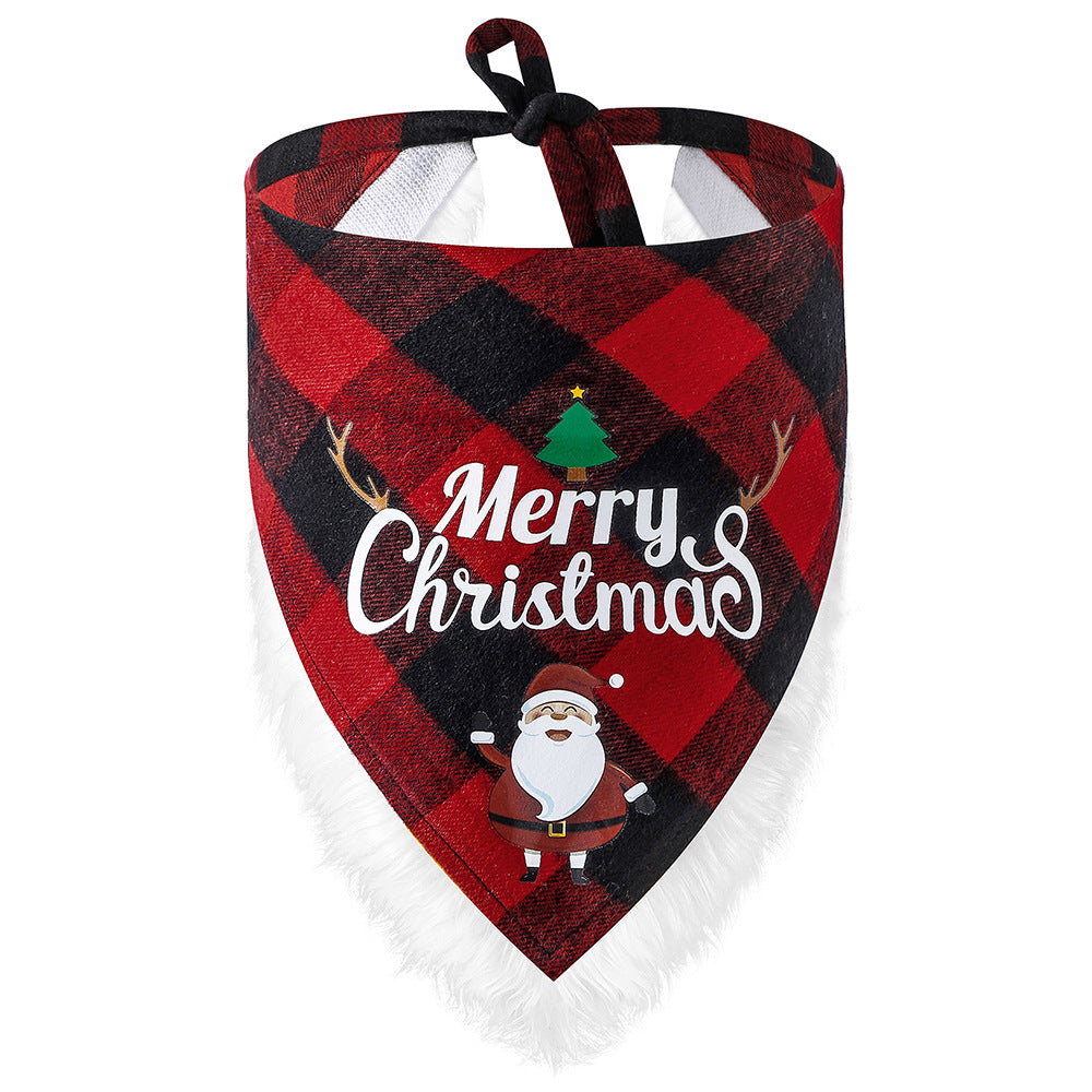 Lace Christmas Dog Scarf and Bandana for Pets