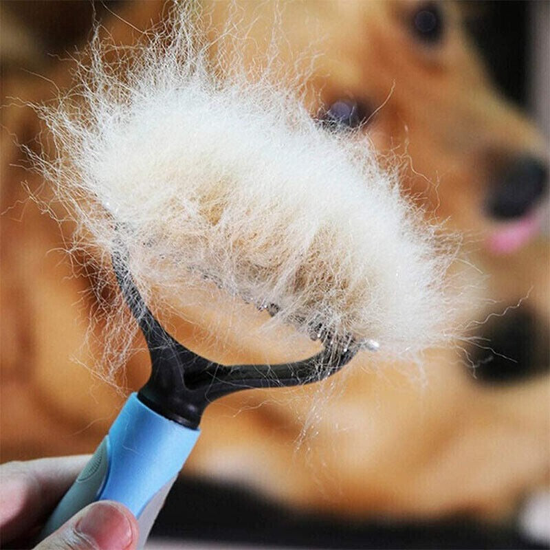 Double-Sided Pet Grooming Deshedding Brush