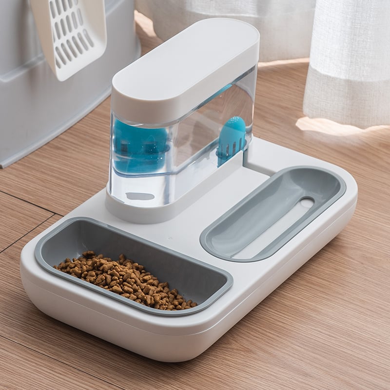 4 Style Automatic Pet Feeder and Drinking Fountain 1.5L