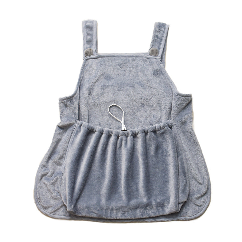 Soft Plush Non-Stick Cat Apron Pinafore for Pets