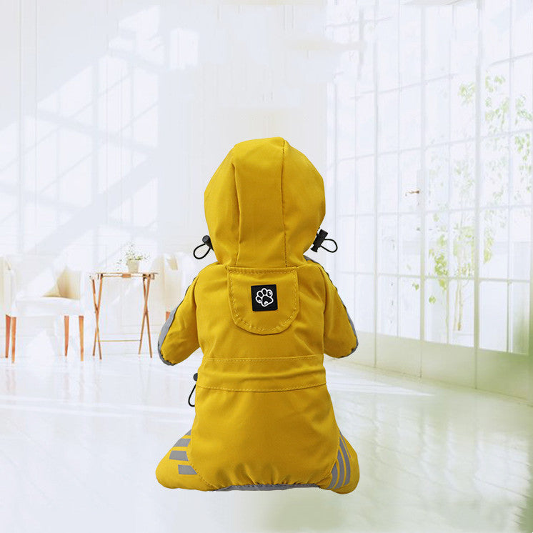Waterproof Dog Raincoat with Full Package for Pets