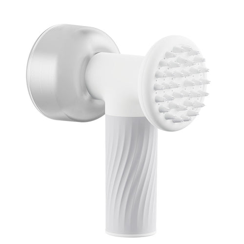 Automatic Foaming Pet Bath Brush with Soap Dispenser