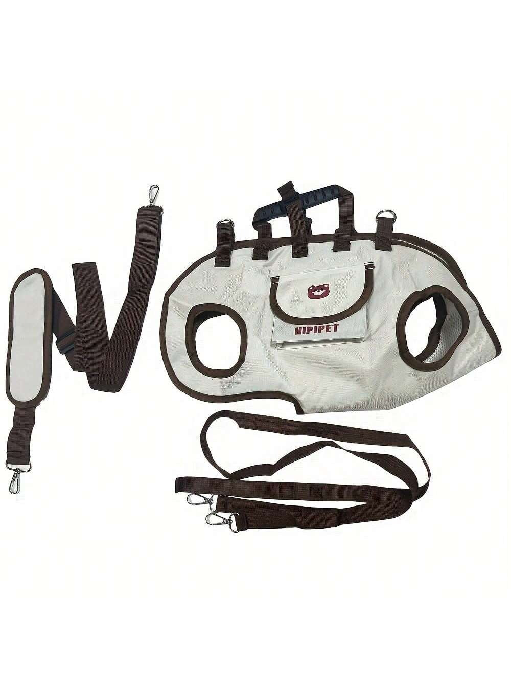 3-Piece Outdoor Dog Backpack Set with Leash & Harness