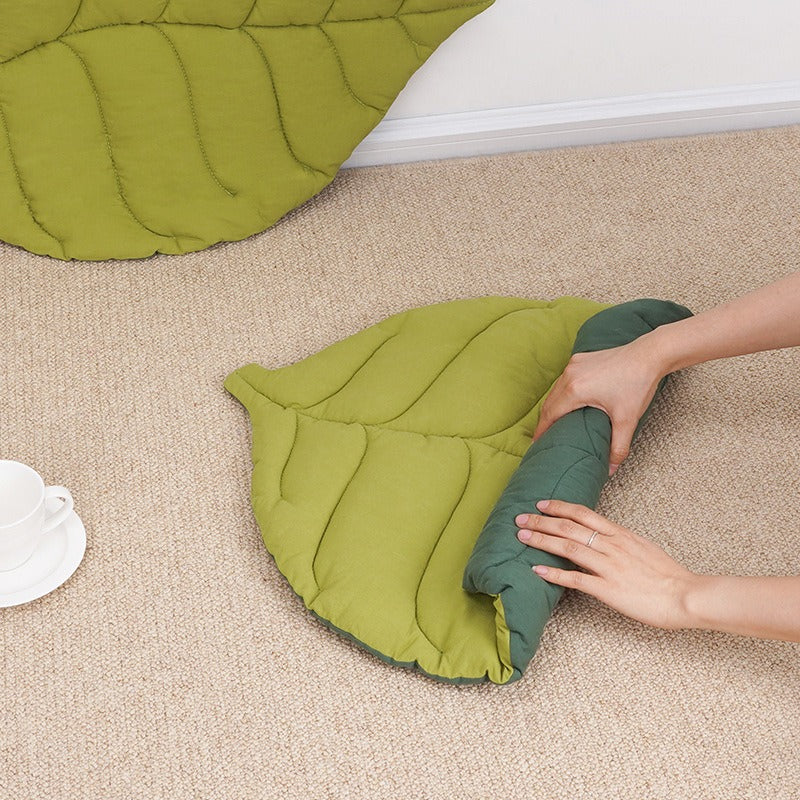 Leaf Shape Soft Pet Bed Mat