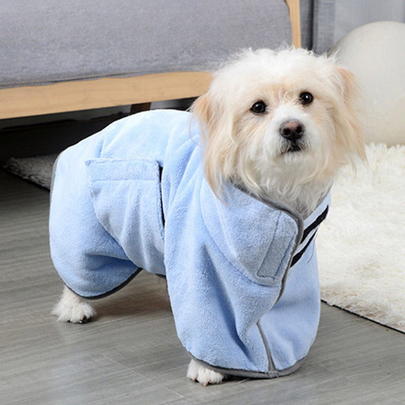 Pet Microfiber Fast-Dry Bathrobe