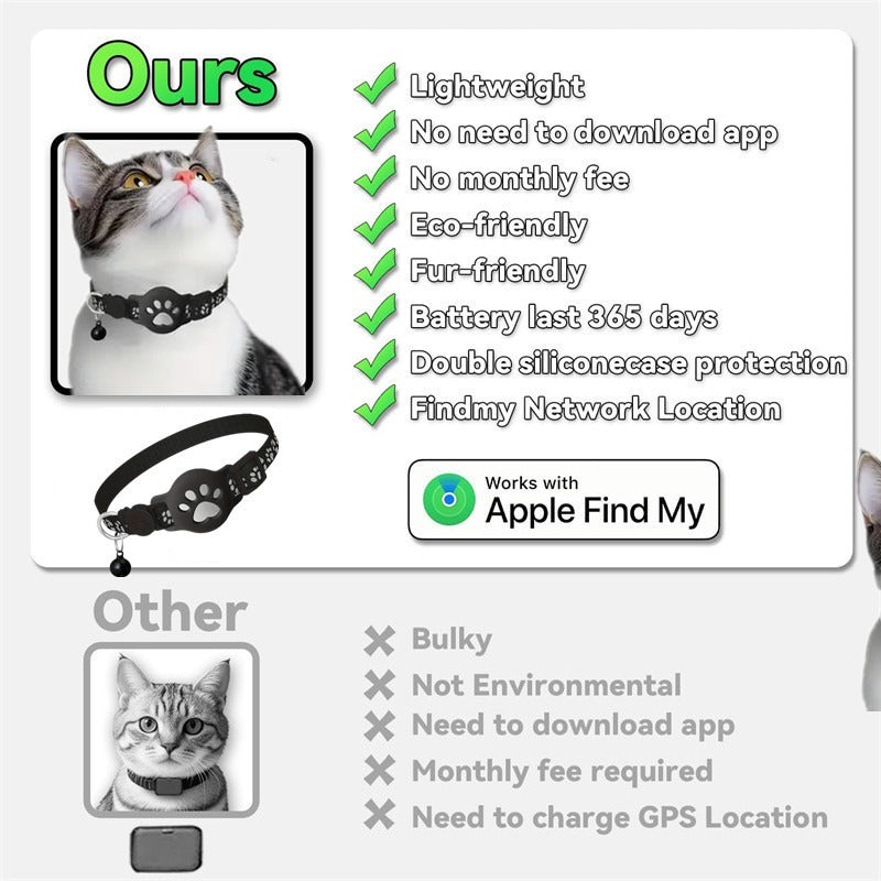 Creative Cartoon Pet Cat Locator Collar