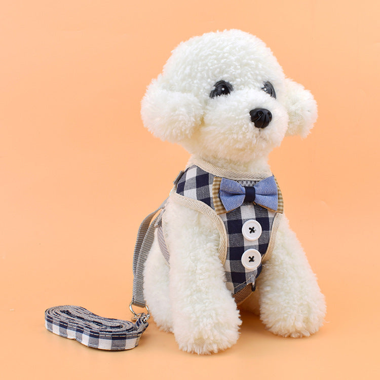 Dog Chest Strap and Cat Leash Combo