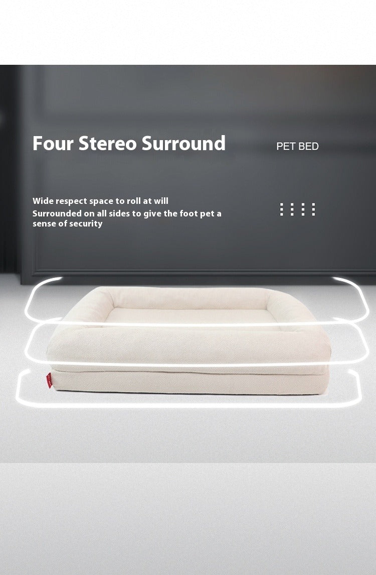 Memory Sponge Waterproof Dog Kennel