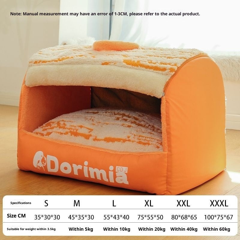 Enclosed Tent Removable Washable Pet Nest
