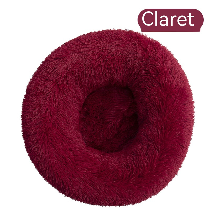 Plush Round Removable And Washable Kennel