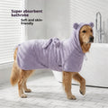 Four-season Thick Absorbent Pet Bathrobe