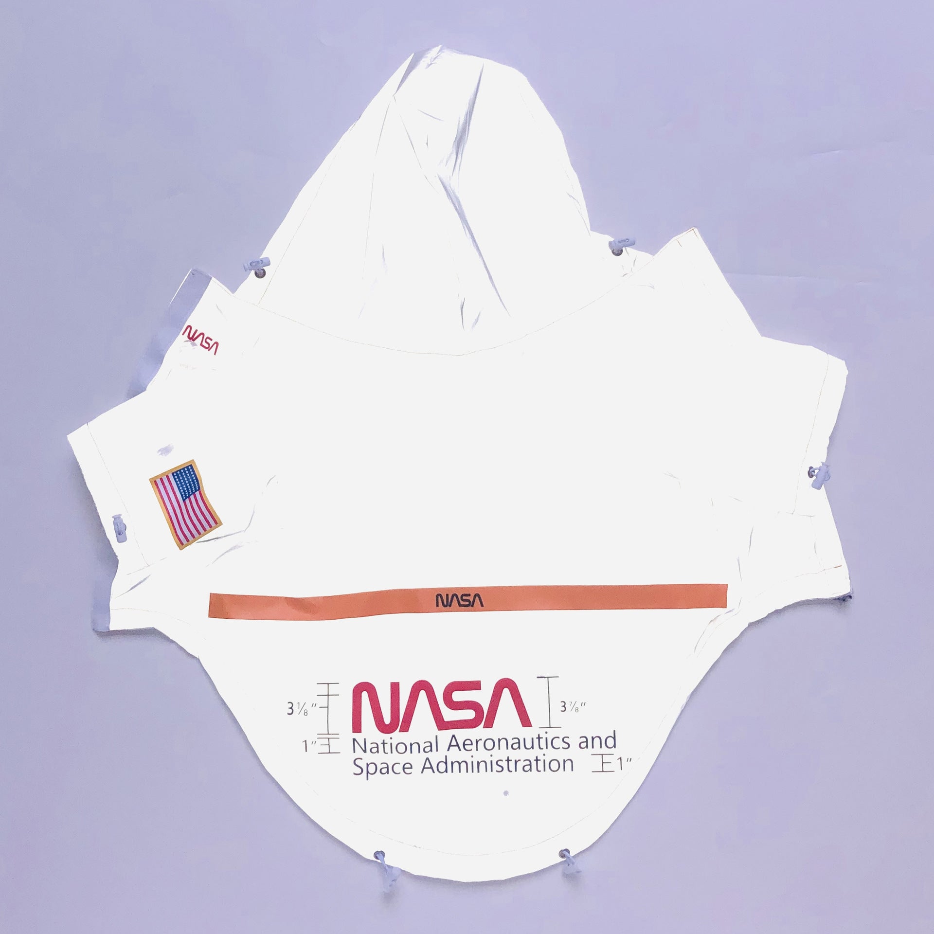 NASA Reflective Raincoat for Large Dogs (Pet Apparel)
