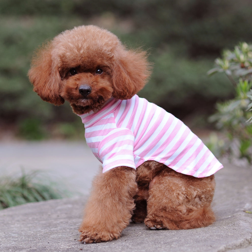 Striped Pet Tank Top for Small Dogs and Cats