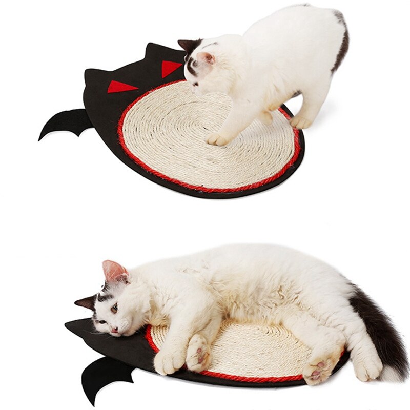 Halloween Bat Cat Scratching Toy and Mat (New Design)
