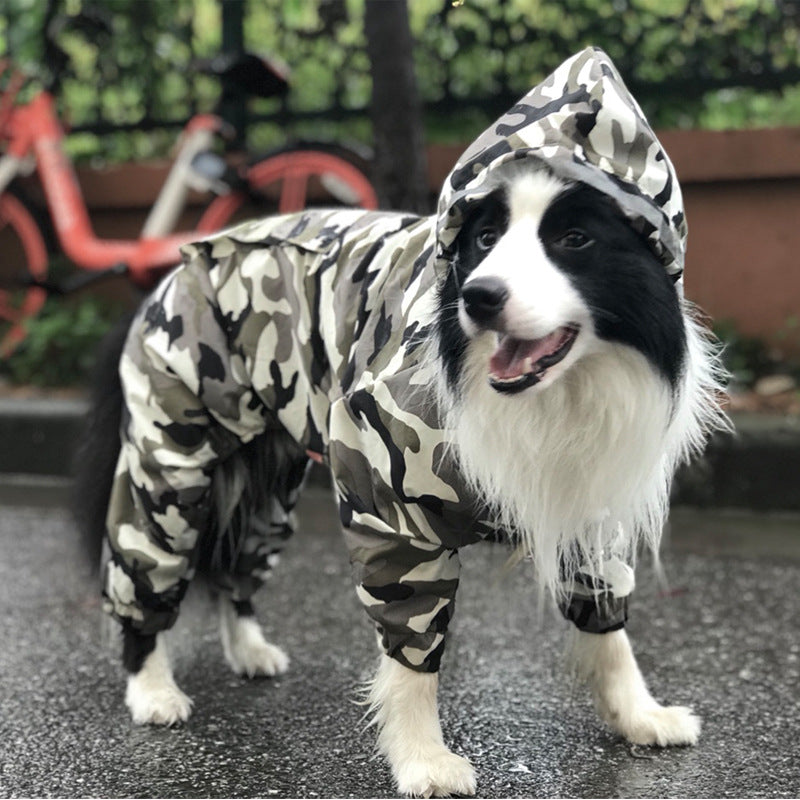 Dog Raincoat for Large Breeds like Labrador & Shepherd
