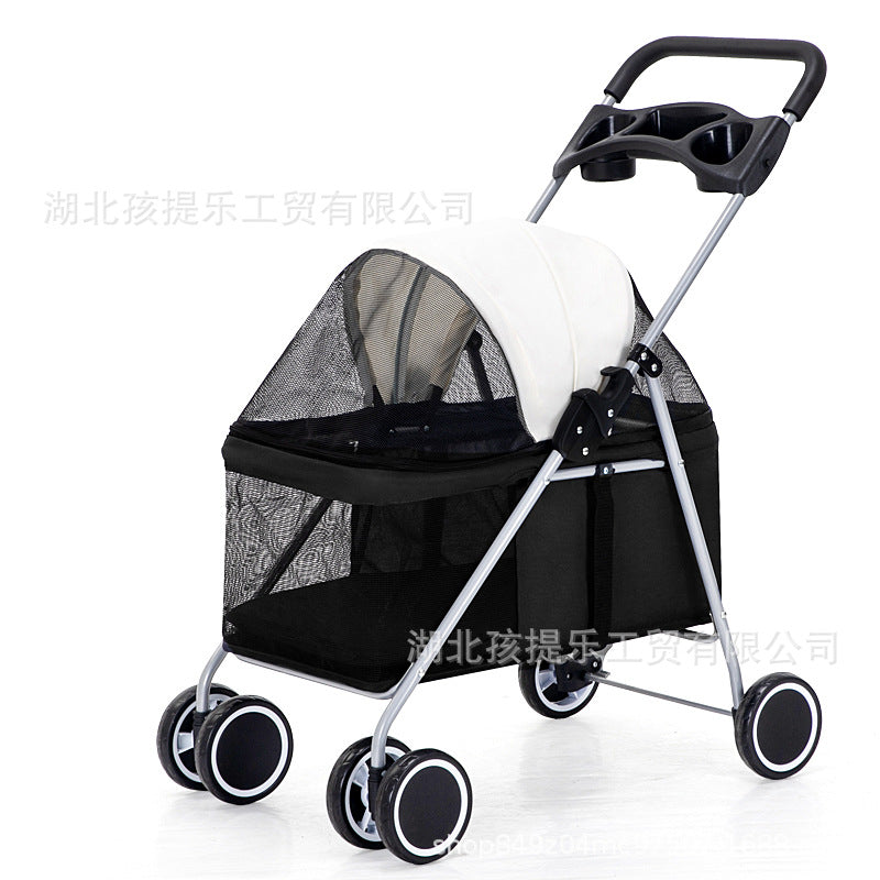Portable Foldable Pet Stroller for Cats and Dogs