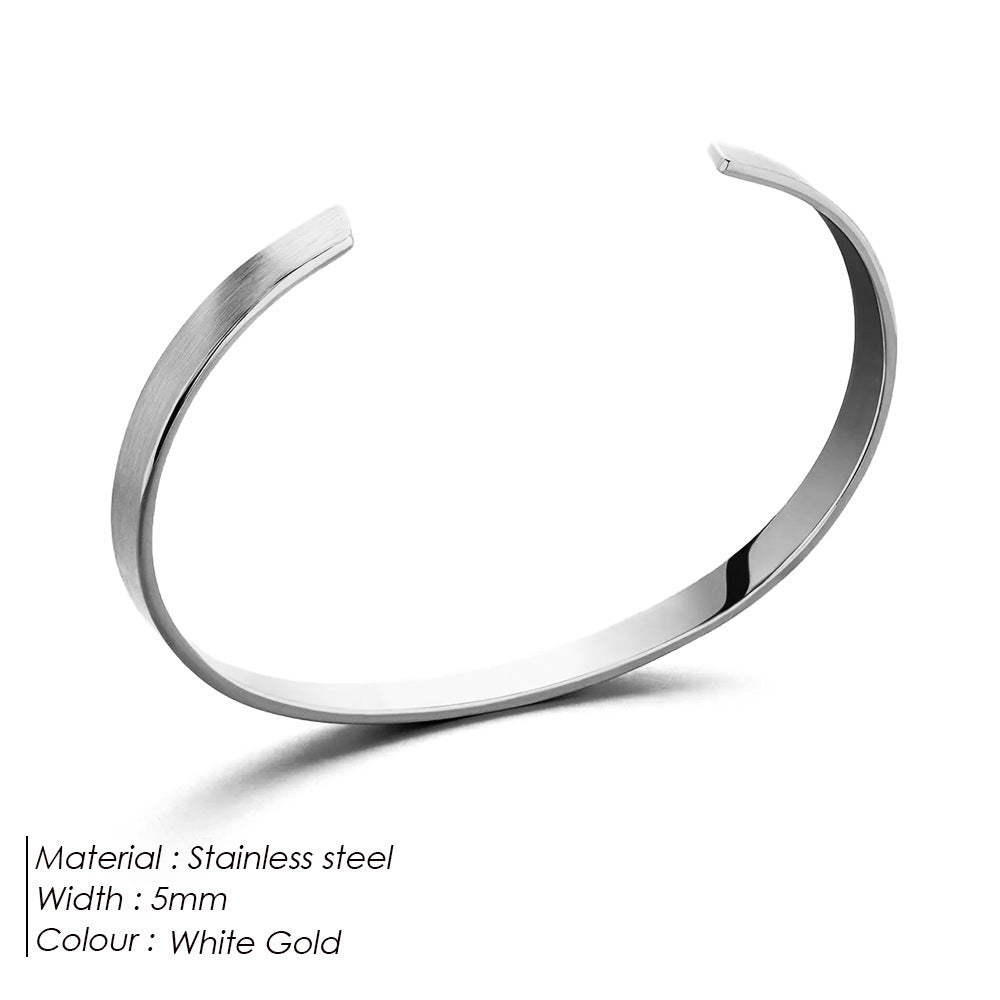 Stainless Steel Cuff Bracelet
