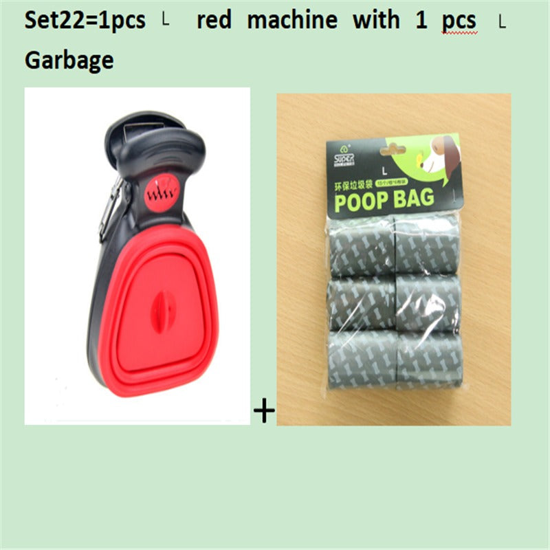 Foldable Dog Pooper Scooper with Decomposable Bags