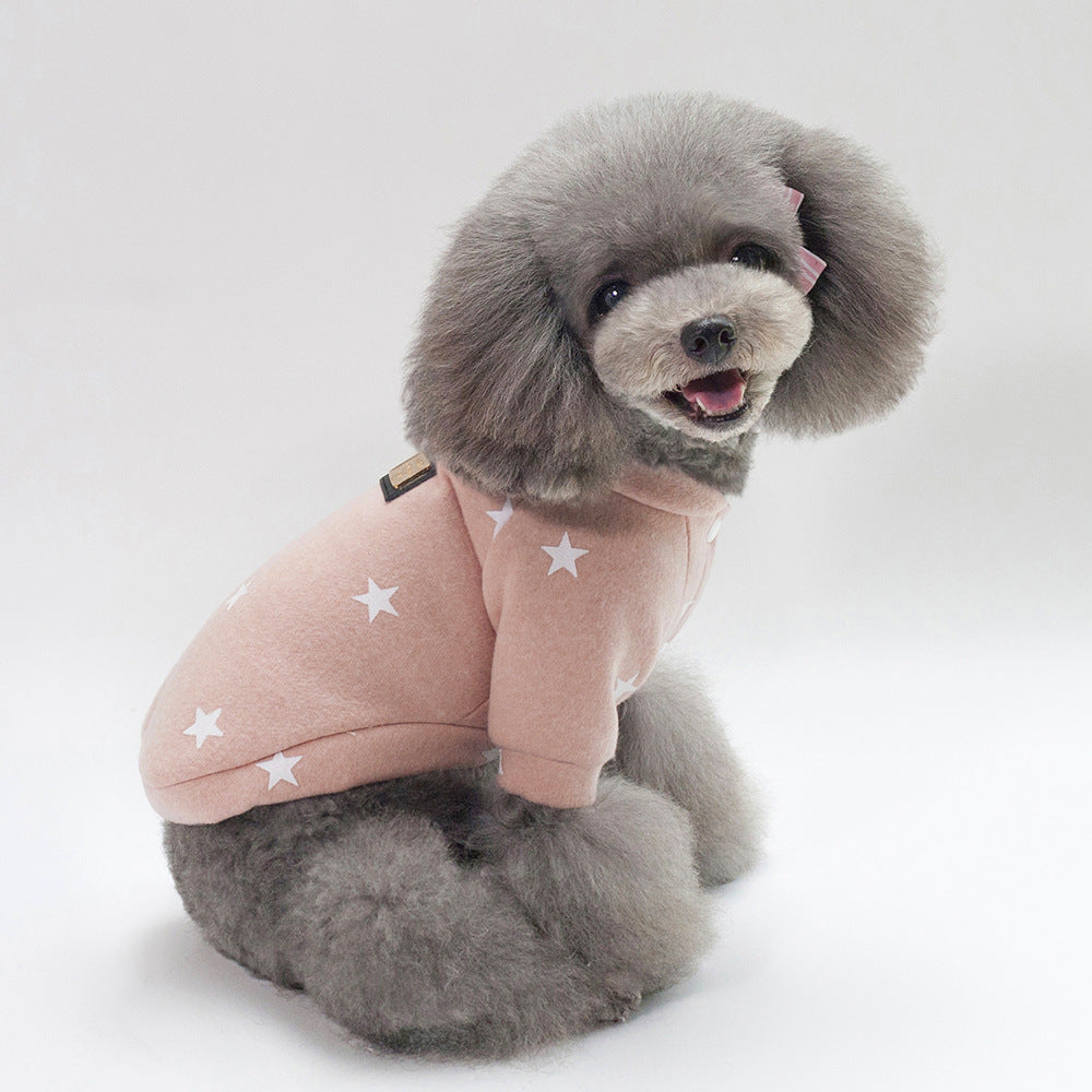 Dog Baby Star Hoodie for Pets - Winter/Fall Collection