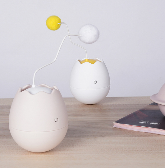 Eggshell Cat Toy - Wobble Ball for Self-Entertainment
