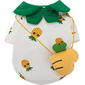 Cute Breathable Pineapple Dog Clothes Backpack