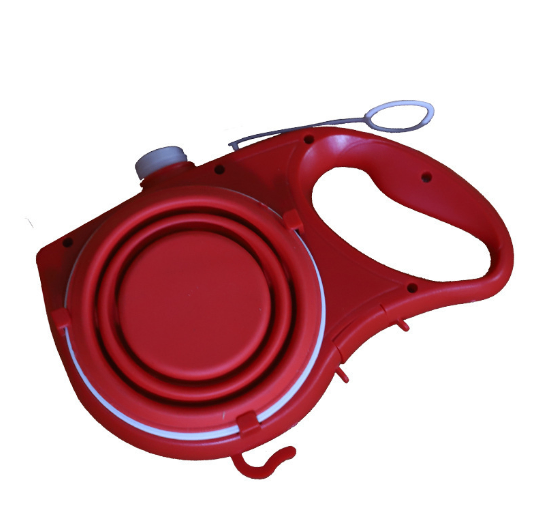 Essential Leash with Built-in Water Bottle for Pets