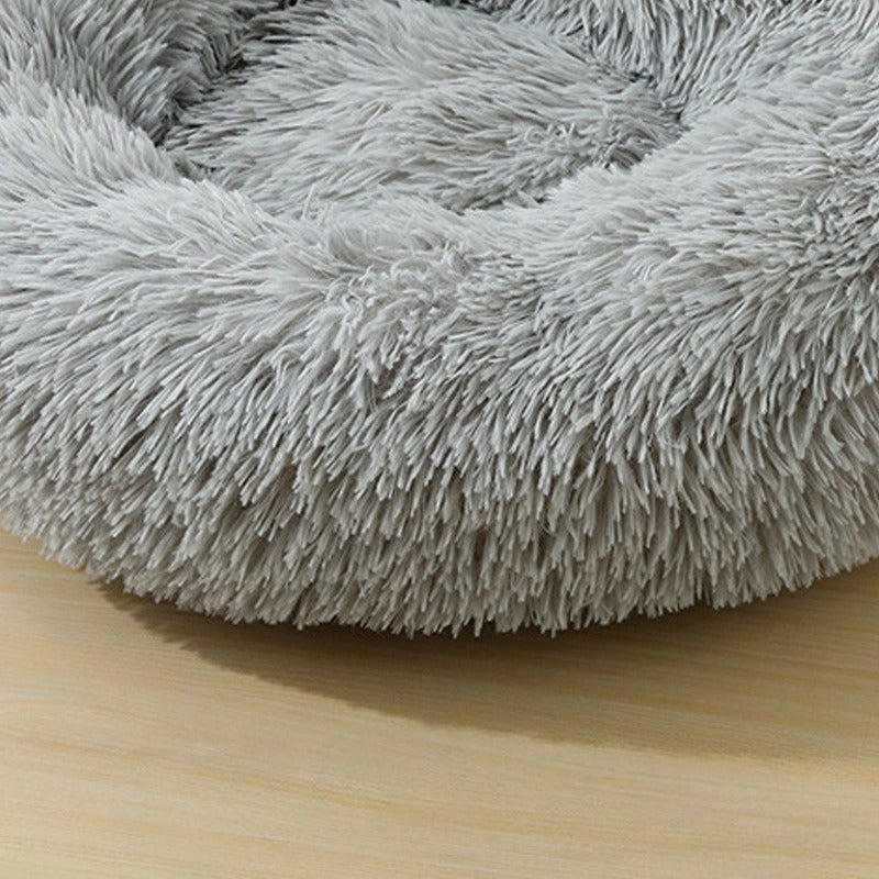 Warm Plush Pet Round Bed