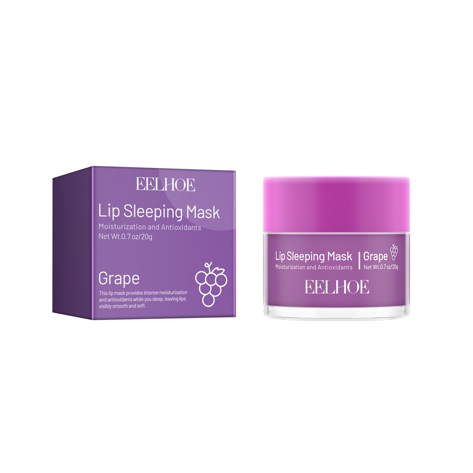 EELHOE Lip Sleeping Mask for Hydration and Exfoliation