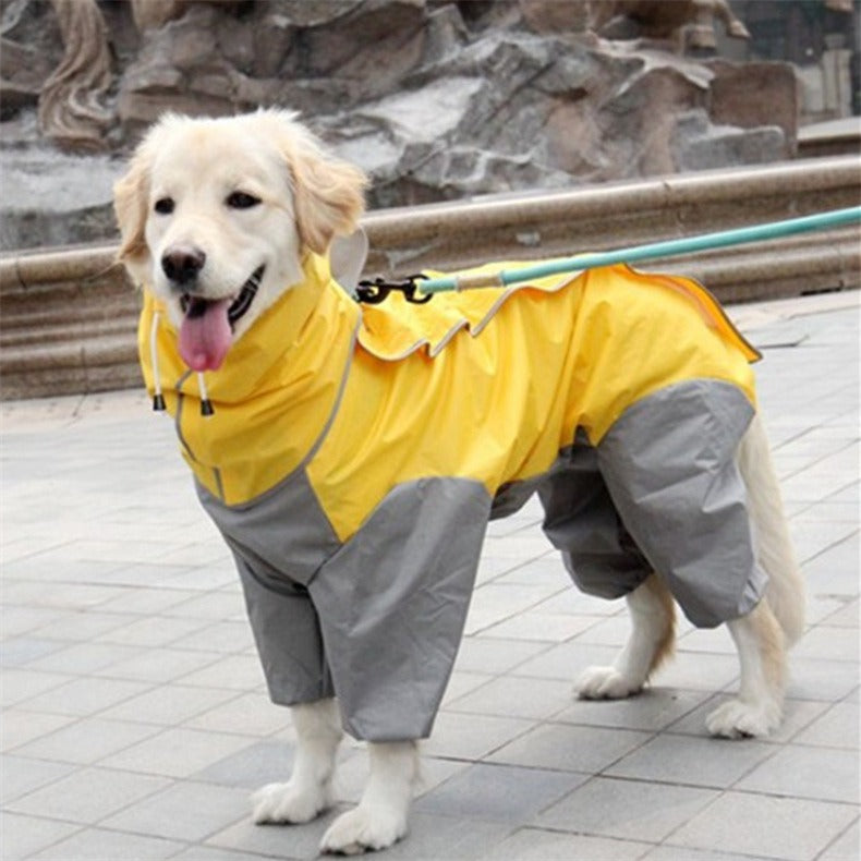 Waterproof Four-Legged Pet Raincoat