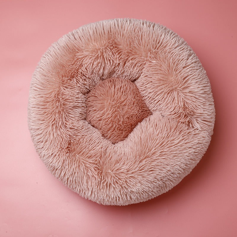 Warm Plush Pet Round Bed