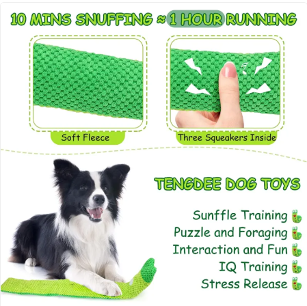 Snuffle Squeak Dog Puzzle Toy
