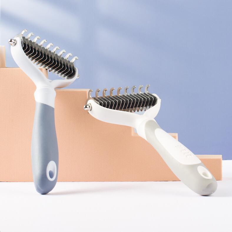 Long-Haired Pet Comb and Cleaning Tool