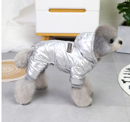 Thickened Embossed Winter Dog Clothes for Small Pets