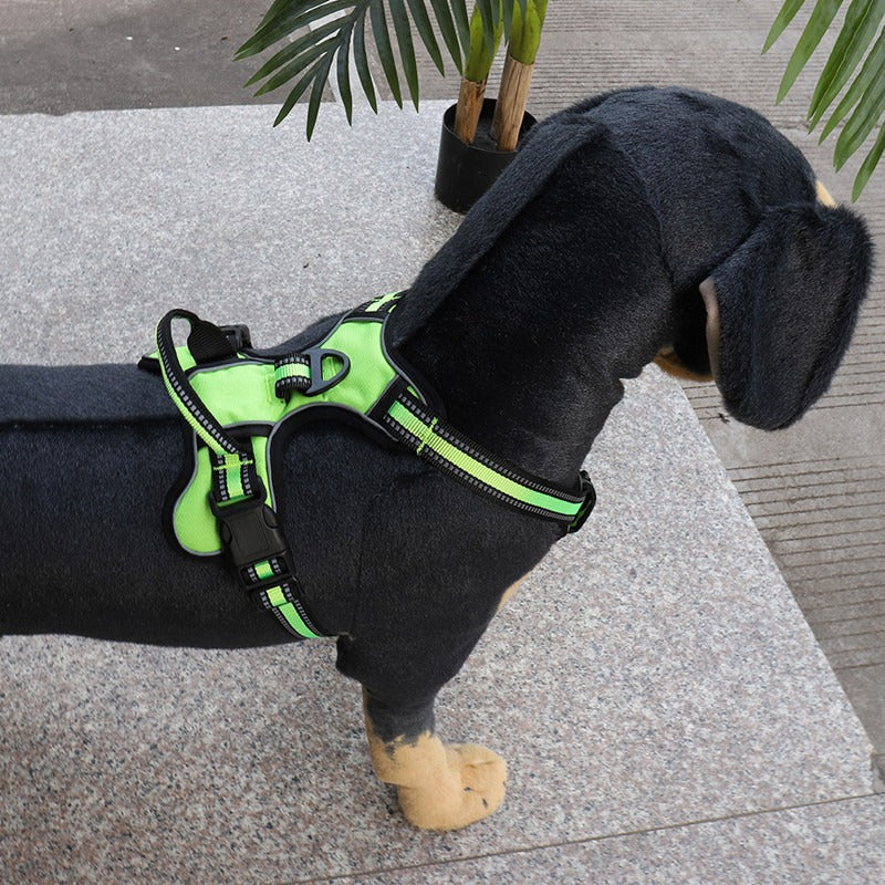 Reflective Breathable Dog Vest Harness with Leash