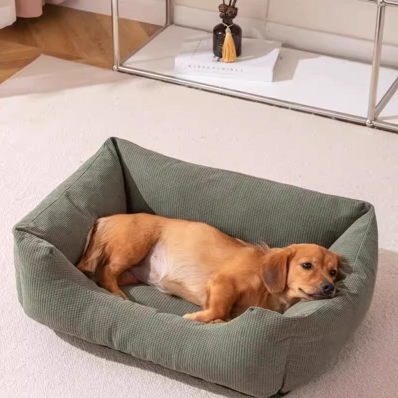 Scratch Resistant Removable Washable Pet Bed