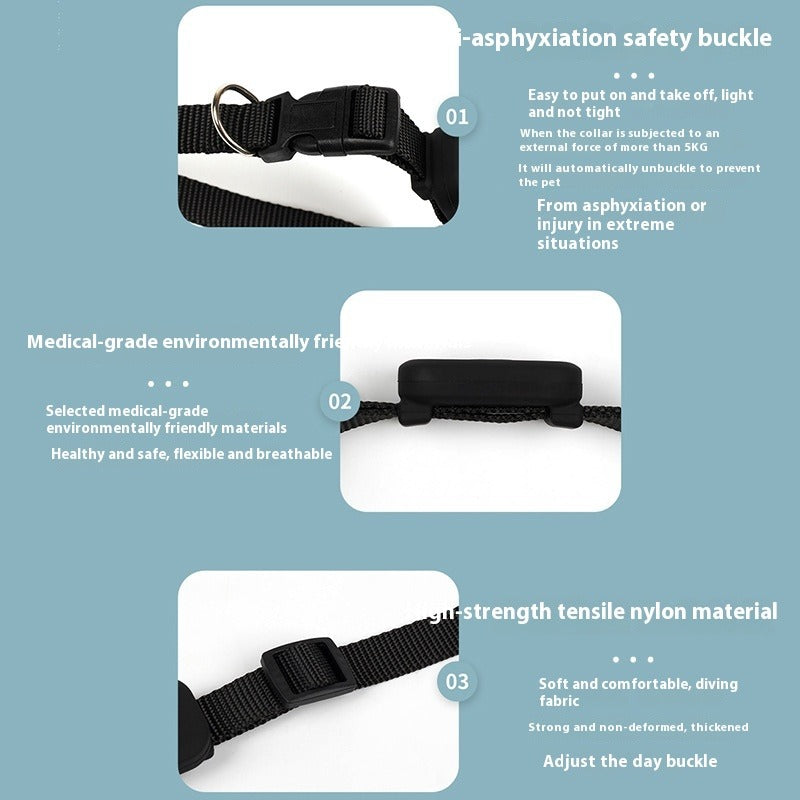 Smart Silicone Pet Collar Tracker