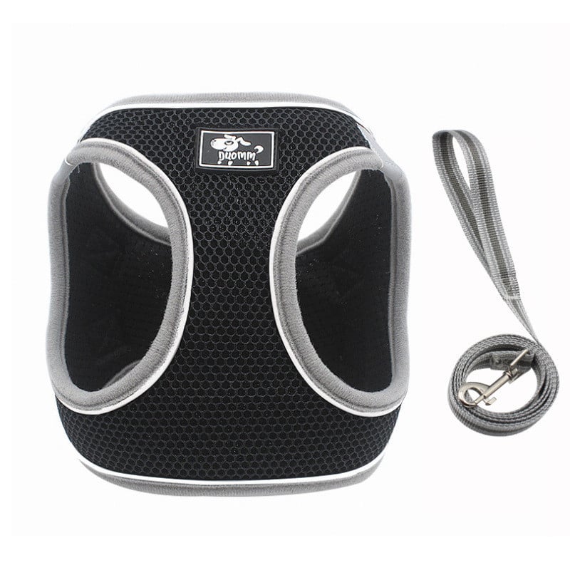 Breathable Vest-style Dog Harness with Walking Rope