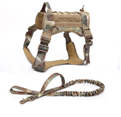 Outdoor Camouflage Tactical Nylon Vest for Pets