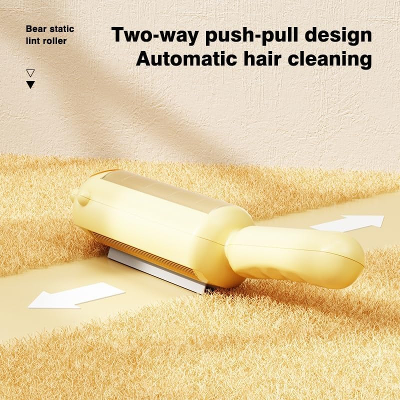 Pet Hair Remover with Self-Cleaning Base